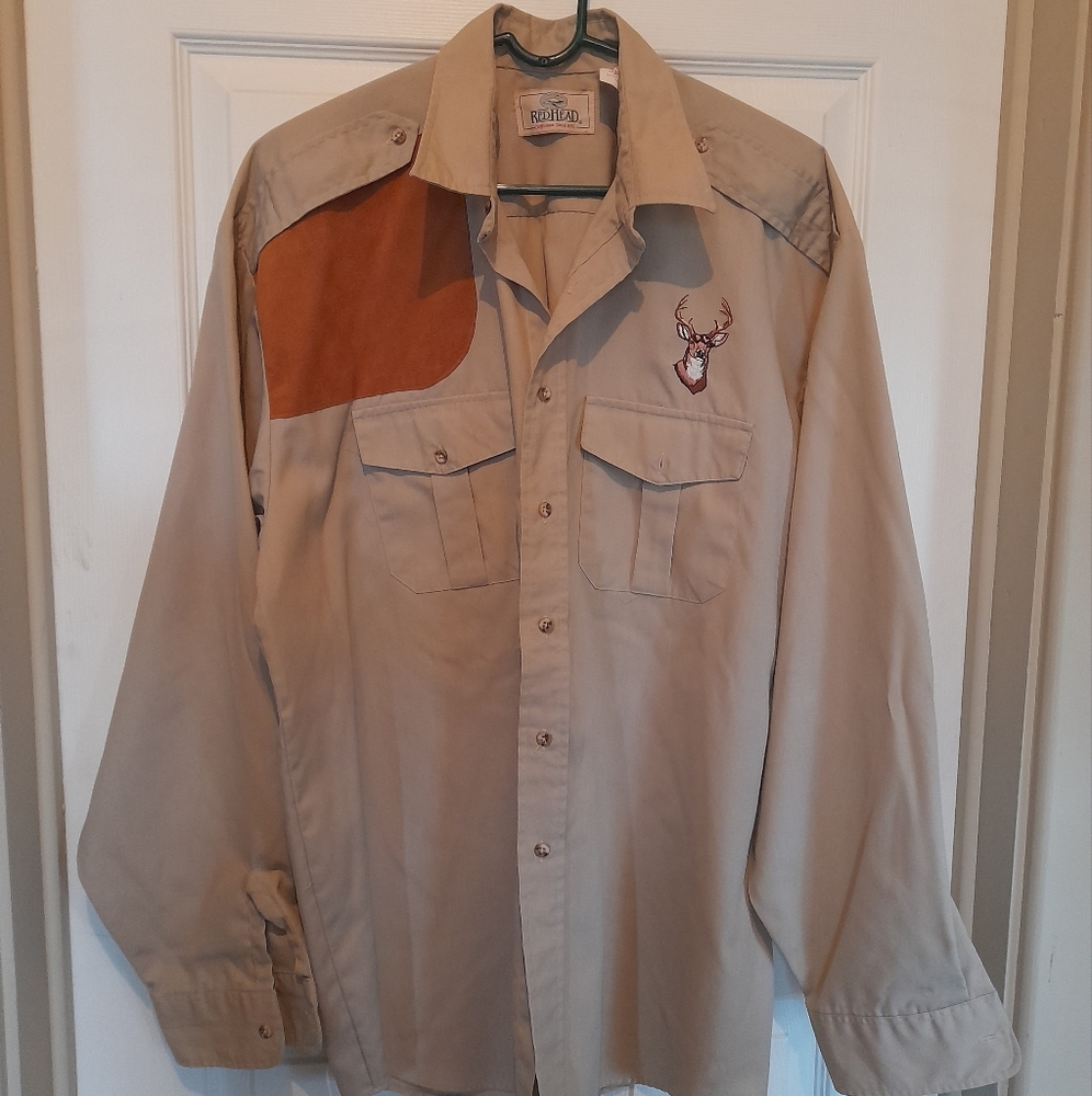 RedHead Shooting shirt, XL, long sleeves, vintage.